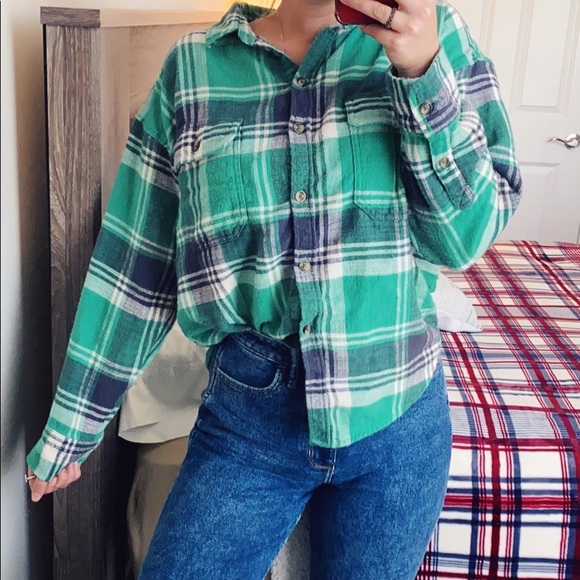 American Eagle Outfitters Tops - aeo soft flannel